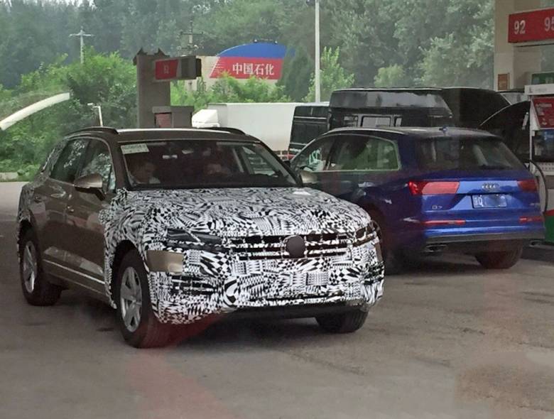 Volkswagen Touareg 2018 é flagrado na China